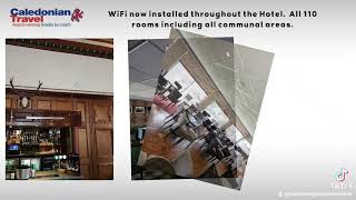 Wi - Fi Wap Installation Providing Internet To The Customers Of The Claymore Hotel, Scotland.