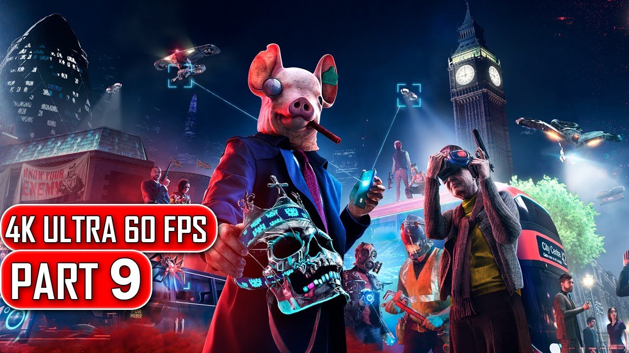 Watch Dogs Legion - Gameplay Walkthrough Part 9 - 4K RTX No Commentary