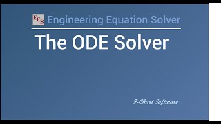 The ODE Solver
