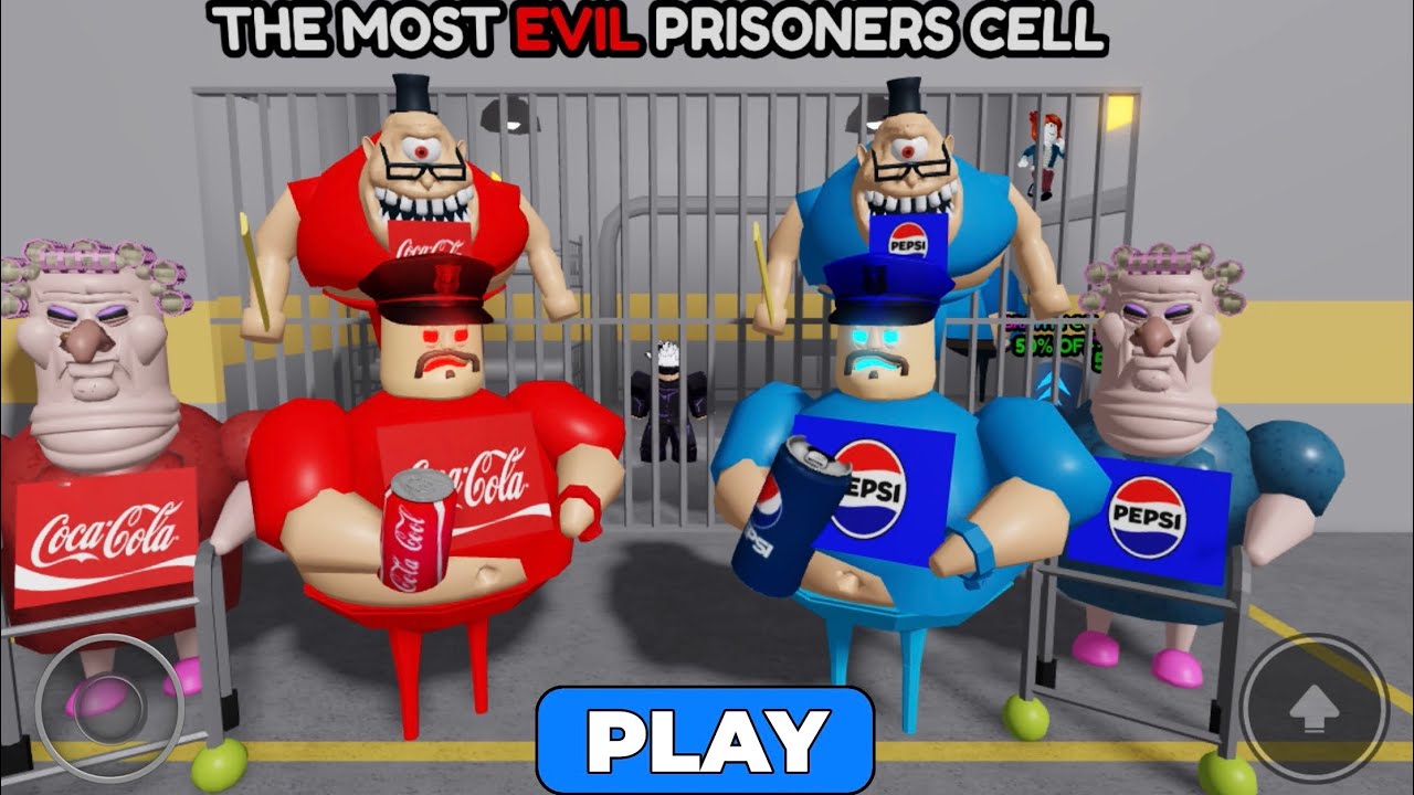 Pepsi vs Cola barry’s prison run (OBBY)