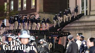 New York police enter Columbia University to break up pro-Palestinian protest