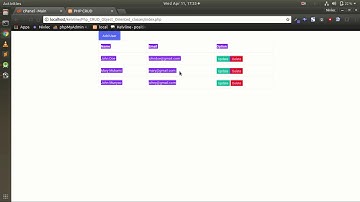 Php CRUD Object Oriented classes