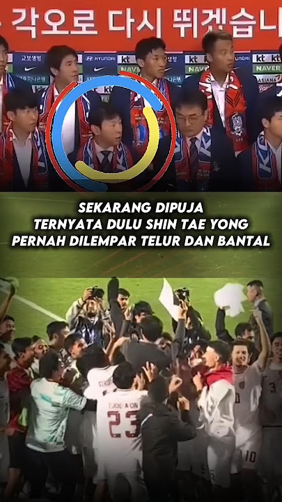 SEKARANG DIPUJA TERNYATA DULU SHIN TAE YONG DILEMPAR BANTAL DAN TELUR #timnasindonesia #timnas #reel
