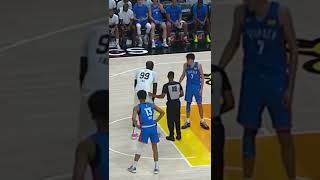 Chet Holmgren And Tacko Fall Fight For The Jump Ball