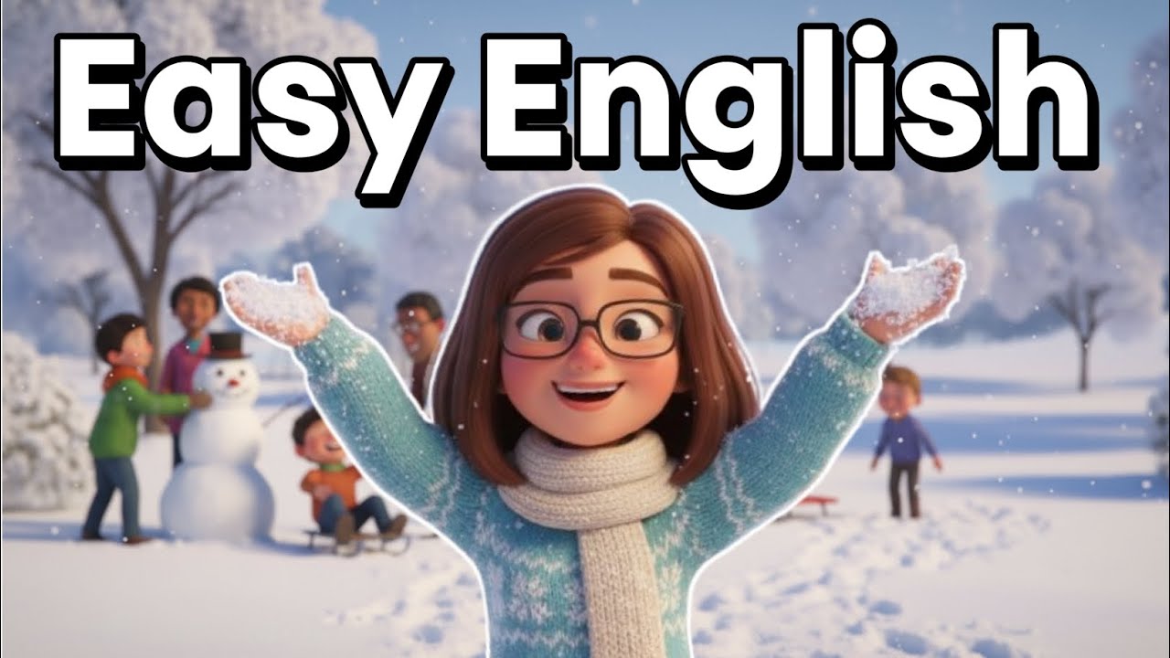 My Winter Vacation | Slow English Listening Practice for Beginners (A1–A2)