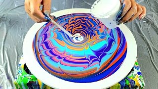 WOW! The Wrecked Bloom / Fluid Art / Acrylic Abstract Painting /Acrylic Pouring
