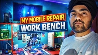 My Mobile Repair Workbench Setup 🔧 | IC Level Repair Tools & Technician Desk Tour