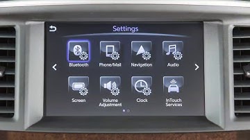 2020 INFINITI QX60 - Navigation Settings (if so equipped)