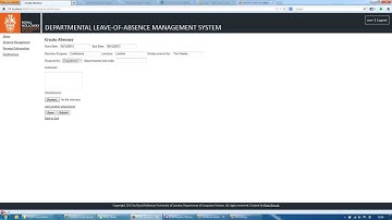 ASP.NET MVC 4 Leave-of-Absence Management System