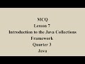 Introduction to the Java Collections Framework | Q3 Java L7 P3 | SMILE ROAD