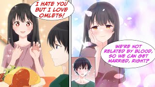 [Manga Dub] My step sister hates me, but after I started making her favorite food for her.. [RomCom]