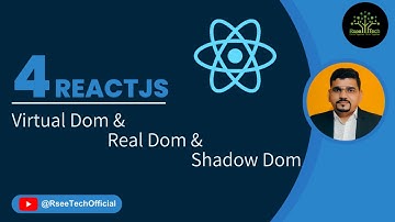 Virtual DOM | Real DOM | Shadow DOM | Virtual DOM Vs Real DOM | #react #reactjs #reacttutorial