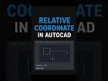 Relative Coordinates in AutoCAD | Draw Angled Lines Easily!