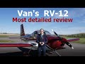Van’s RV-12 Most detailed review. Unique plane you can take home after flight