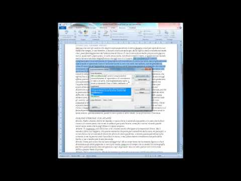 Correttore Ortografico e Commenti - Word