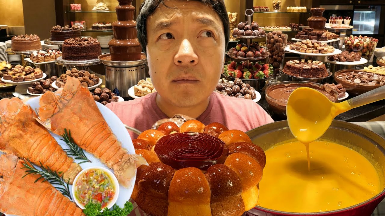 Роскошный «Шоколадный буфет» в Сингапуре 🍫 (ВСЁ приготовлено с шоколадом!)