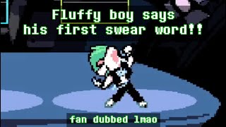 Ralsei gets a little too into singing (fan dubbed)
