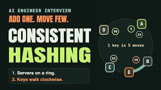 Consistent Hashing: Add a Server Without Reshuffling (AI Engineer Coding Interview)