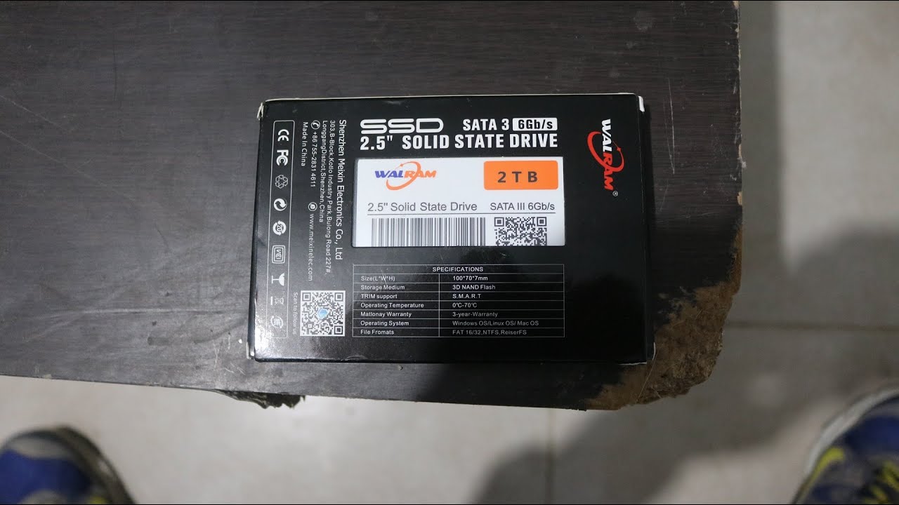 Walram 2.5 Inch 2TB Sata SSD - YouTube