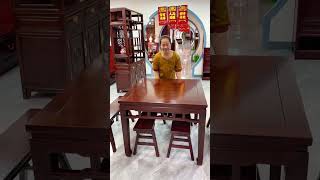 Time for Tea! Traditional Chinese "Eight Immortals" Square Table 🍵