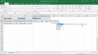 Excel Formula for Time Elapsed in Days, Hours and Minutes screenshot 4