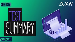 Test Summary -  Session - 21
