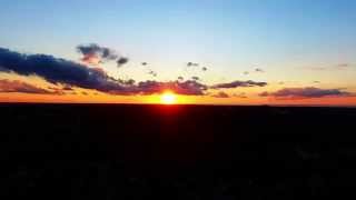 Timelapse Sunset 12 minutes in 10 seconds Dji Phantom 3 Westlake Ohio