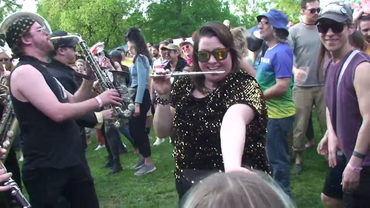 Detroit Party Marching Band 5/10/25 , and excerpts from 5/9/25 Pittonkatonk, Pittsburgh PA