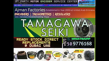 Tamagawa Resolver ServoRepair.ae Dismantling Installation of New Encoder Align Adjust Angle+RunTest