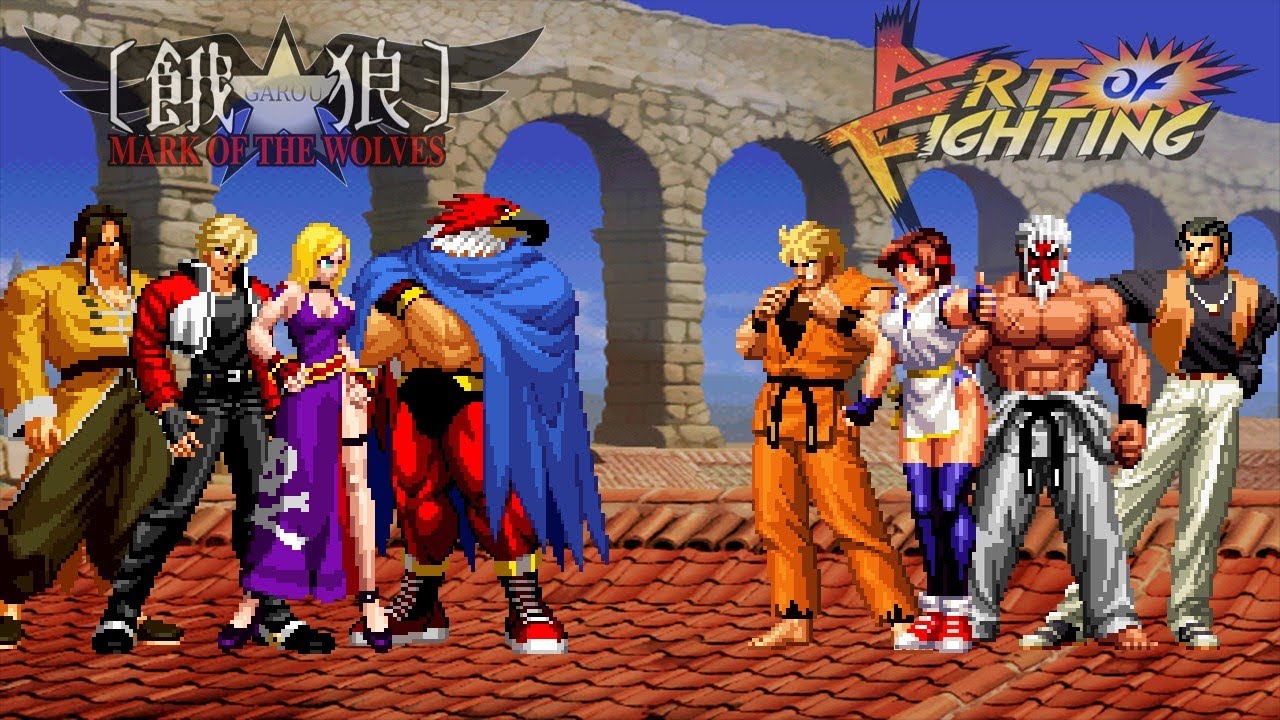Garou Team vs Art Of Fighting Team [KOF2002 MUGEN]