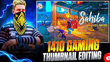New Montage Thumbnail Editing | Free Fire Thumbnail Tutorial 2025 💫