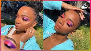 Jaclyn Hill Vol. 2 / Bold Orange and Purple Makeup Tutorial