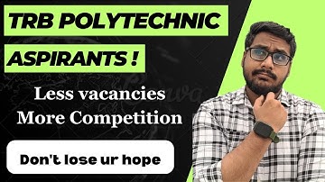 TRB Polytechnic Lecturer Aspirants ! | Motivational video | படிக்க பிடிக்கலையா? இத கேளுங்க பாஸ்