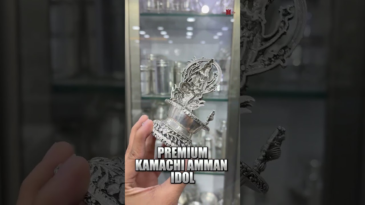 😍Checkout our Newly launched Premium Silver plated Kamachi Amman idol only available at our store