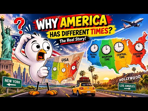 Why Does America Have Different Time Zones? 🇺🇸 The Hidden Story of Time