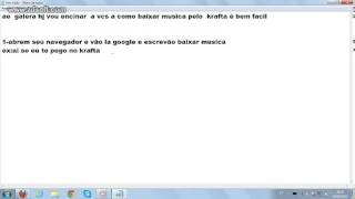 como baixar musica pelo krafta pelo wener