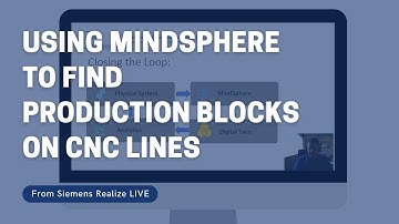 MindSphere for Production Blocks Realize LIVE Presentation