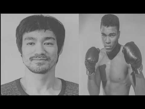 سرأسلوب تدريب بروس لي ومحمد علي مقطع نادر