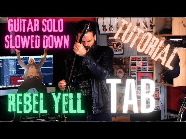 Rebel Yell Guitar Tab Tutorial | Billy Idol Cover + Fractal Steve