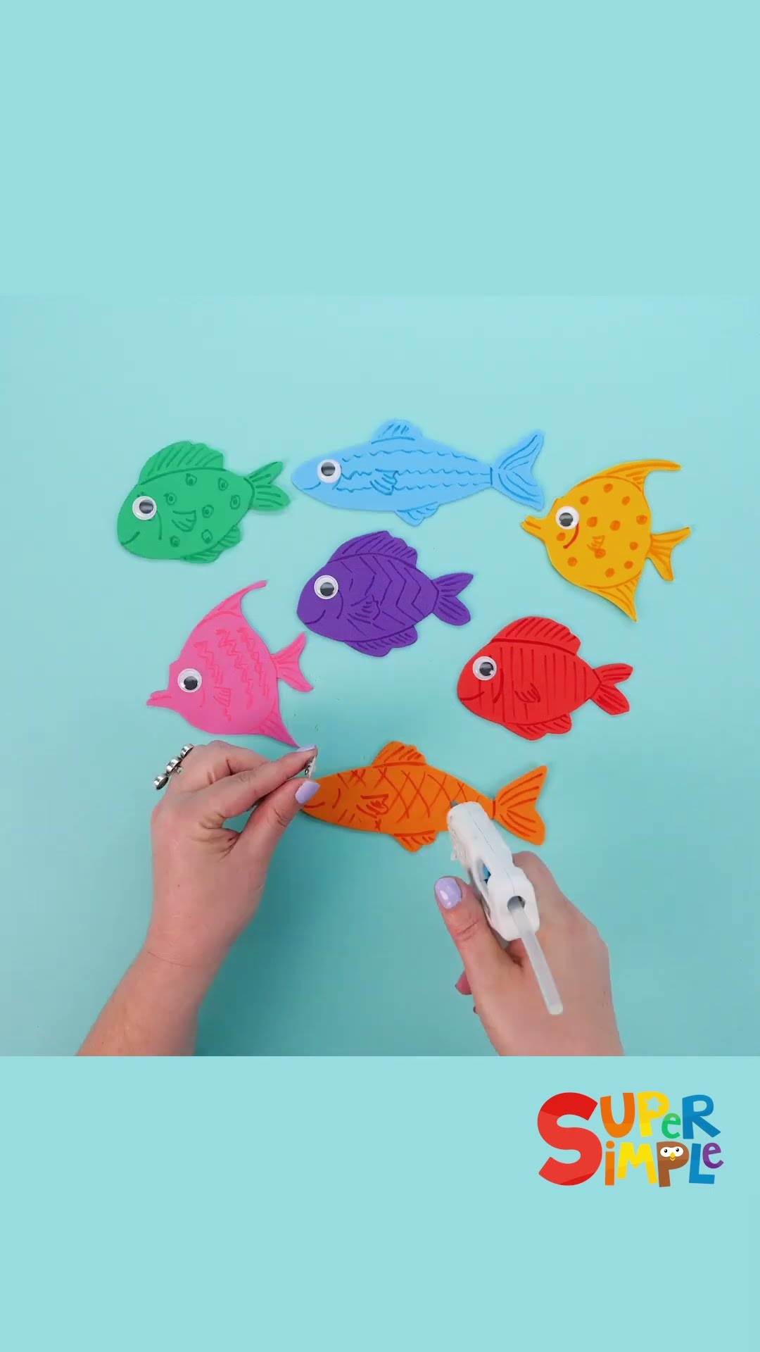 Magnet Fishing Game #shorts #kidscrafts #supersimplecrafts