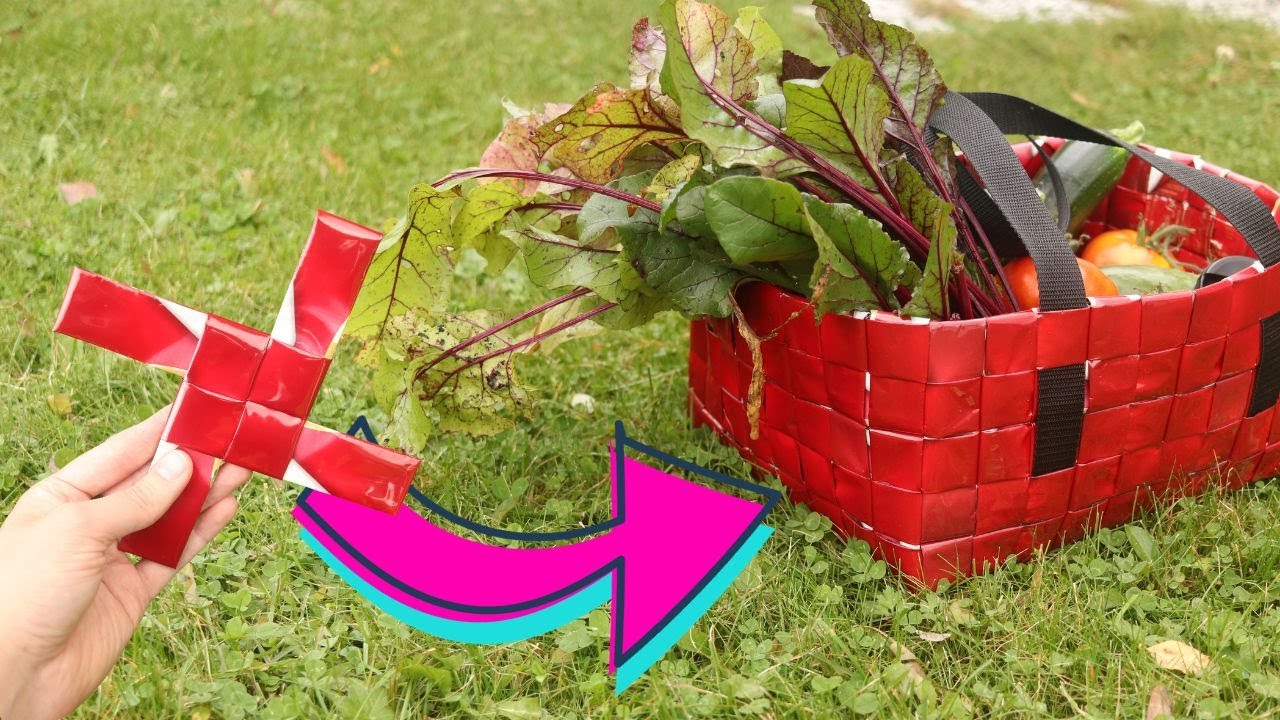 Корзина для кофе в пакетиках | Плетение ветряной мельницы