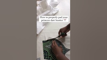 How to pad a bustier for beginners #viral #sewingtutorial