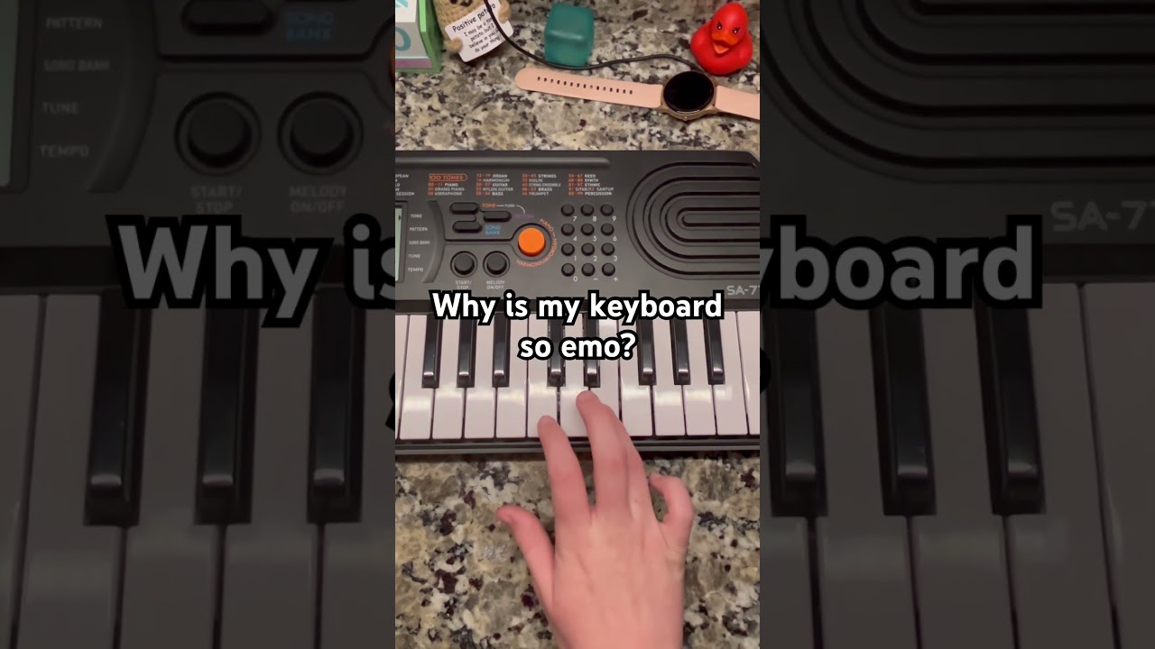 Why is my keyboard so emo? G note trigger warning 