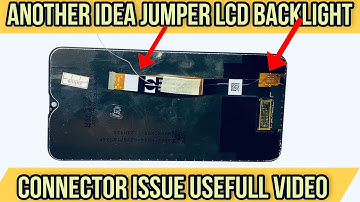Oppo a12 backlight problem fix via jumper nabasa damay connector kahit anong lcd ayaw mag ilaw fix!
