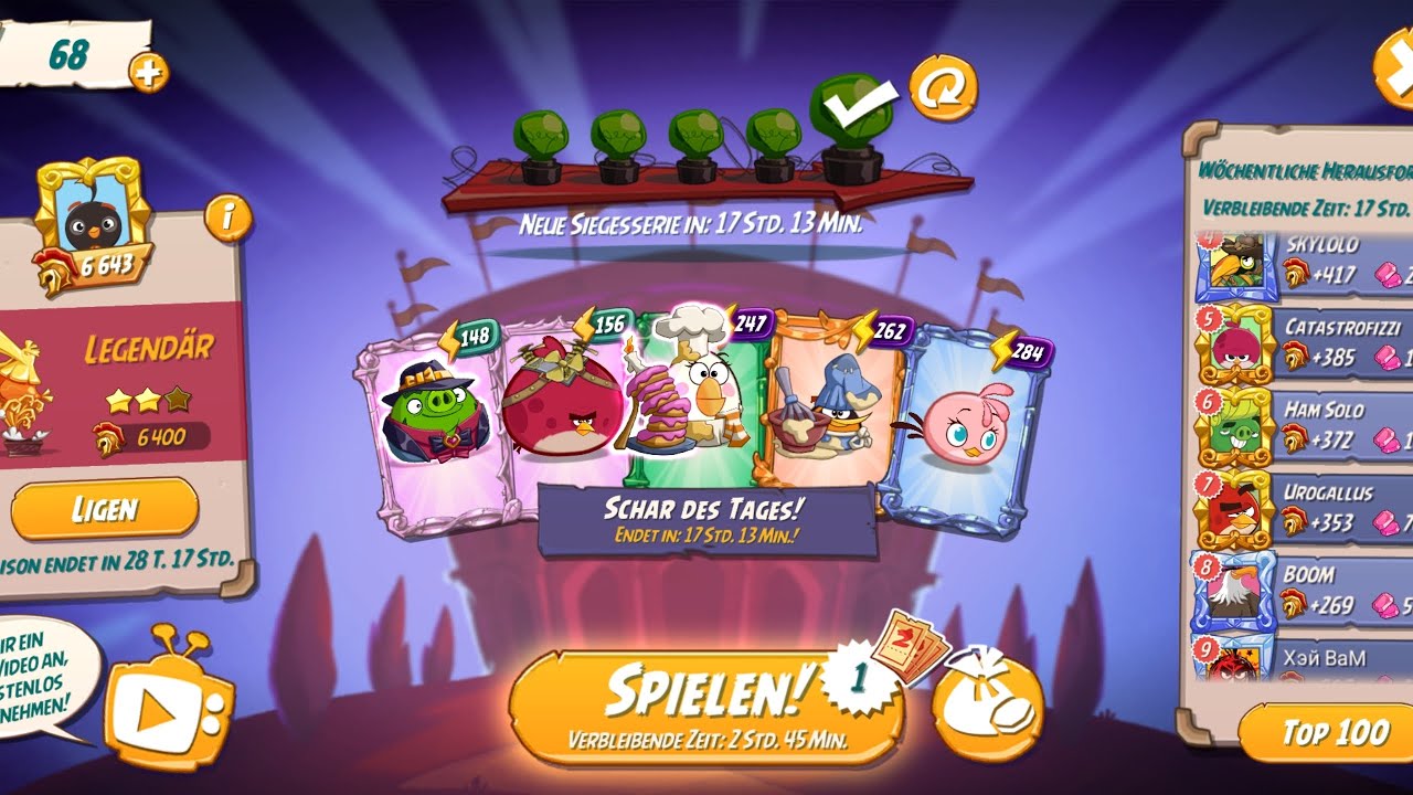 Angry Birds 2 Arena streak completed 01.03.2026🥳
