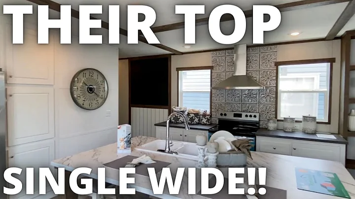 OUTSTANDING single wide with a ONE OF A KIND bathroom! Mobile Home Tour
