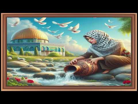 برواز بنت فلسطينية أمام قبة الصخرة أذكار الصباح والمساء بروح القدس     