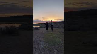 Watching the sunset in the Grand Tetons 🌄 #grandtetons #travel #wyoming #sunrise Watching the sunset in the Grand Tetons 🌄 #grandtetons #travel #wyoming #sunrise
