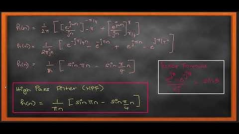 DSP 21: FIR FILTER DESIGN USING WINDOWS