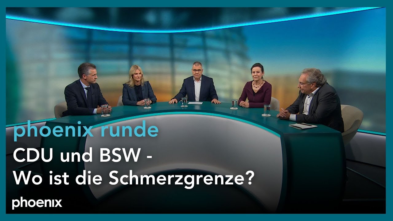 Phoenix Runde phoenix runde: CDU und BSW - Wo ist die Schmerzgrenze? - YouTube